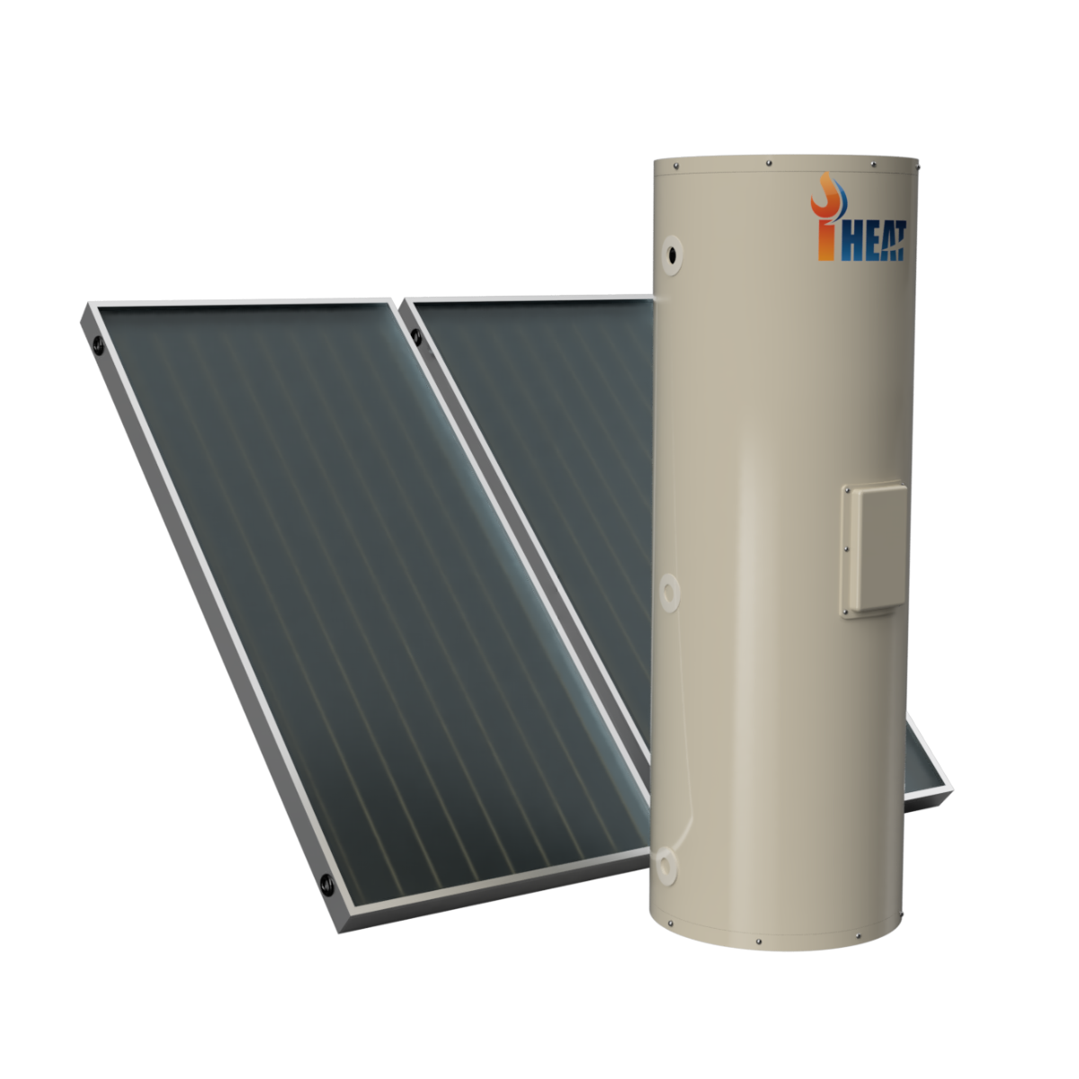 Solar Hot Water 315L Twin Panel with Electric Booster